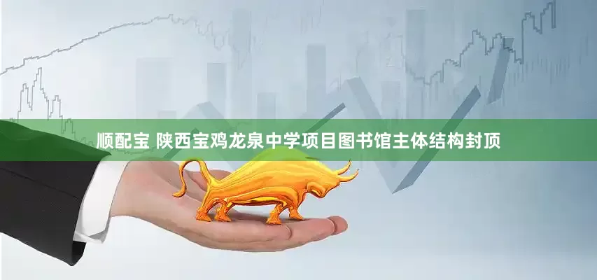 顺配宝 陕西宝鸡龙泉中学项目图书馆主体结构封顶