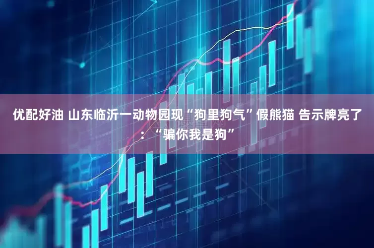 优配好油 山东临沂一动物园现“狗里狗气”假熊猫 告示牌亮了：“骗你我是狗”