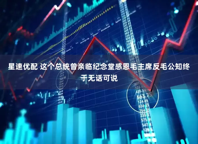 星速优配 这个总统曾亲临纪念堂感恩毛主席反毛公知终于无话可说