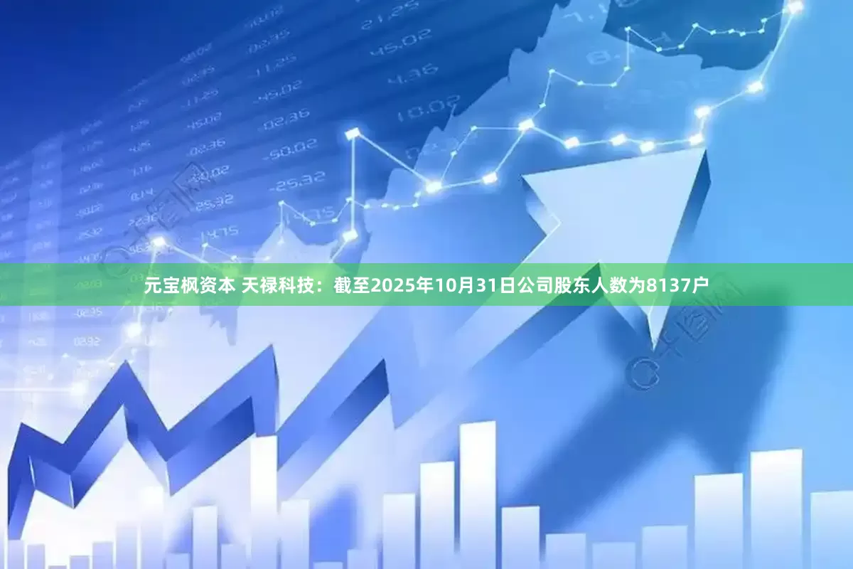 元宝枫资本 天禄科技：截至2025年10月31日公司股东人数为8137户